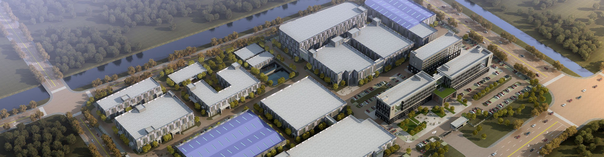 新廠區(qū)鳥瞰圖