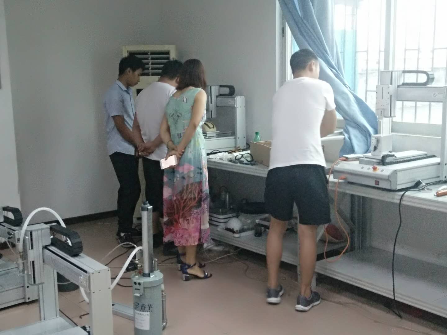 香芋机电客户来访！